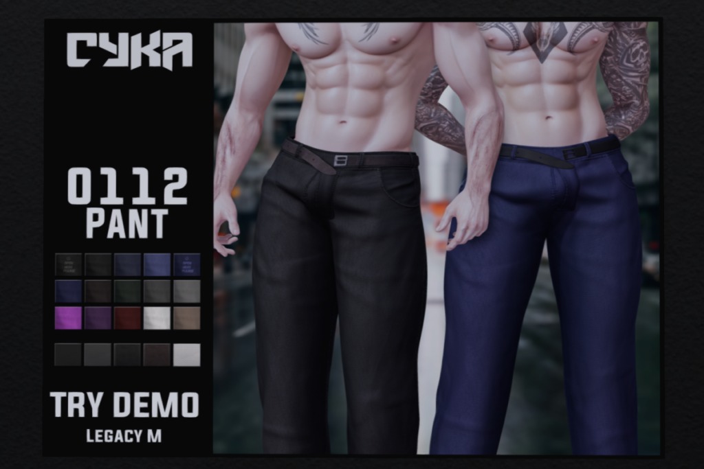 0112 Pant - Legacy, L$280 each/L$1499 FP