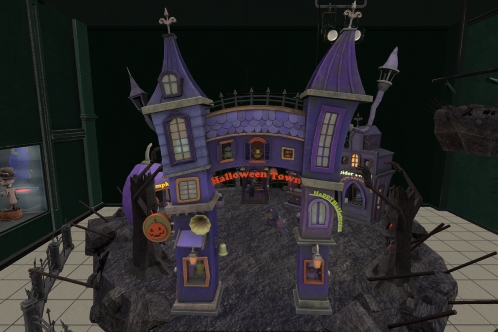 Halloween Town | Halloween Town Gate	&lt;a href=&quot;http://maps.secondlife.com/secondlife/D%20LAB/26/139/3000&quot; target=&quot;_blank&quot;&gt;Teleport&lt;/a&gt;