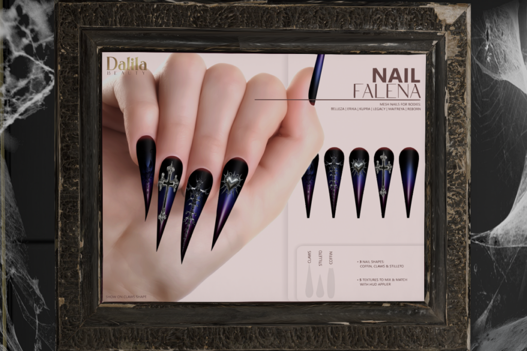Falena Nails - Belleza/Erika/Inithium/Legacy/Maitreya/Reborn, L$290
