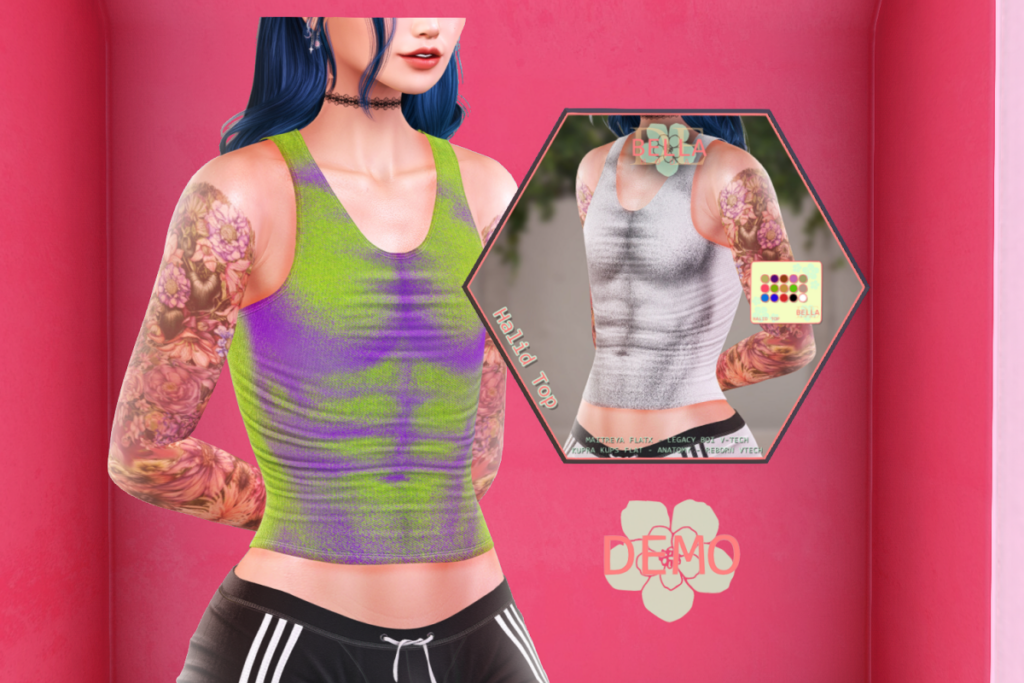Halid Top - Anatomy/Kupra Kups Flat/Legacy Boi V-Tech/Maitreya FlatX/Reborn VTech, L$899