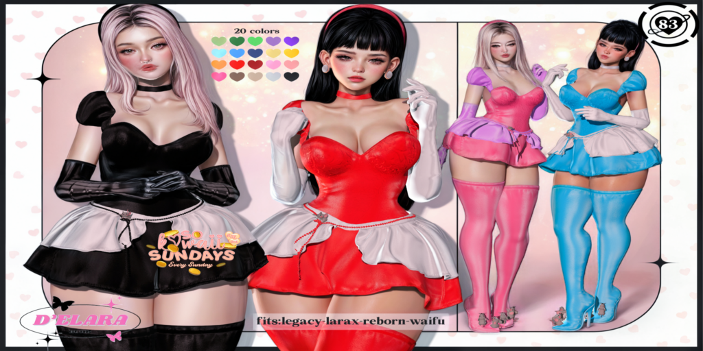 83 Outfit - Legacy/MaitreyaX/Reborn/+mods	&lt;a href=&quot;http://maps.secondlife.com/secondlife/Aurora%20Field/40/191/3869&quot; target=&quot;_blank&quot;&gt;Teleport&lt;/a&gt;