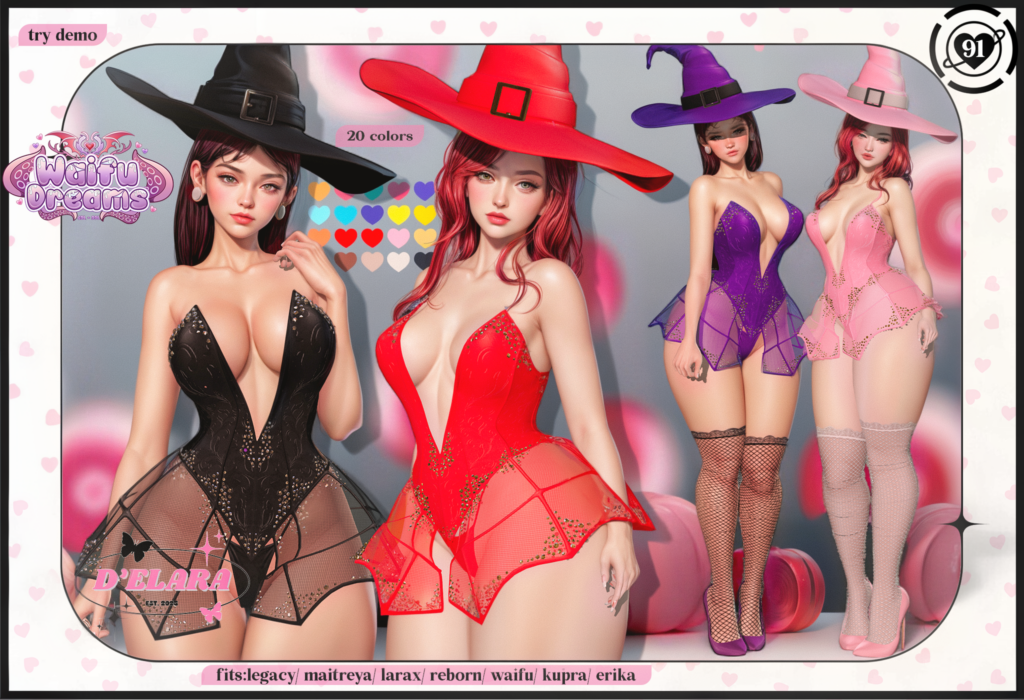 Outfit #91 - Erika/Inithium/Legacy/Maitreya/Reborn/+mods	&lt;a href=&quot;http://maps.secondlife.com/secondlife/Aurora%20Field/40/191/3869&quot; target=&quot;_blank&quot;&gt;Teleport&lt;/a&gt;