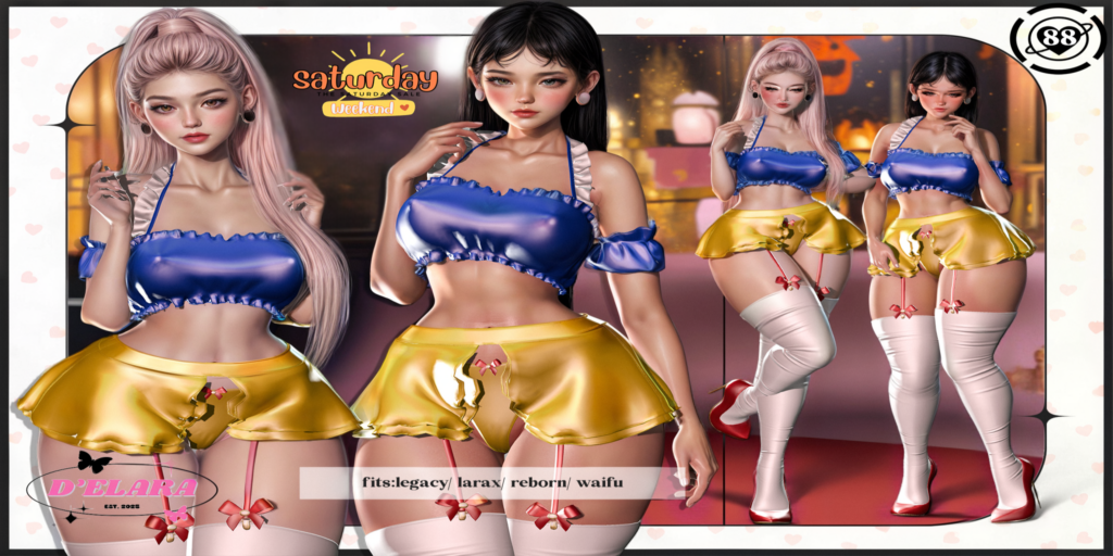 88 Outfit - Legacy/MaitreyaX/Reborn/+mods	&lt;a href=&quot;http://maps.secondlife.com/secondlife/Aurora%20Field/40/191/3869&quot; target=&quot;_blank&quot;&gt;Teleport&lt;/a&gt;