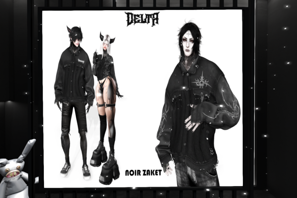 Noir Zaket - Jake/Legacy F+M/Reborn, L$490 each/L$1750 FP |