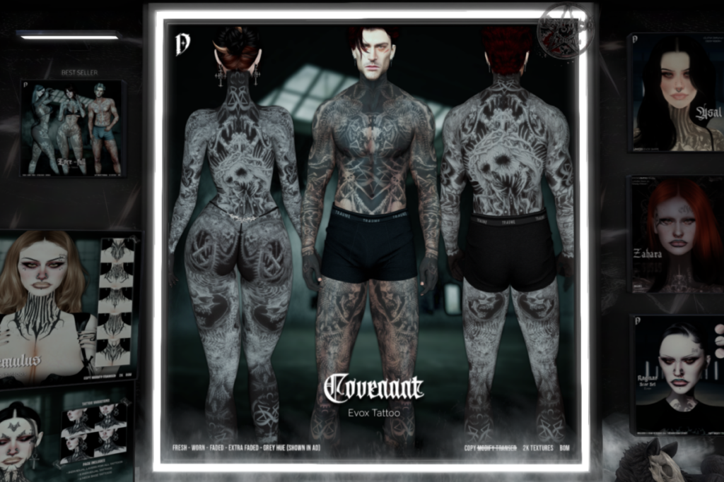 Covenant Tattoo - EvoX, L$325