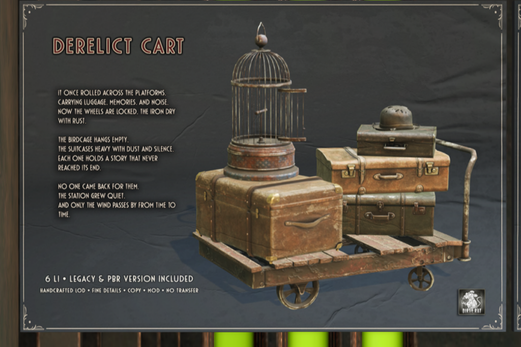 Derelict Cart, L$375