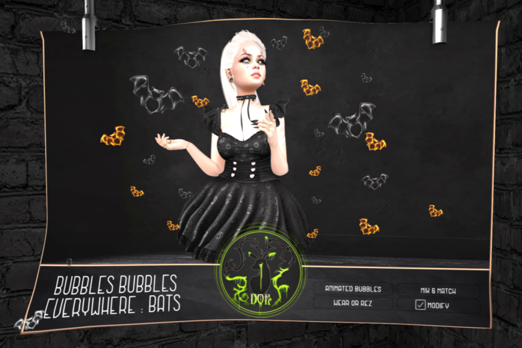 Bubbles Bubbles Everywhere: Bats, L$50 each/L$100 FP