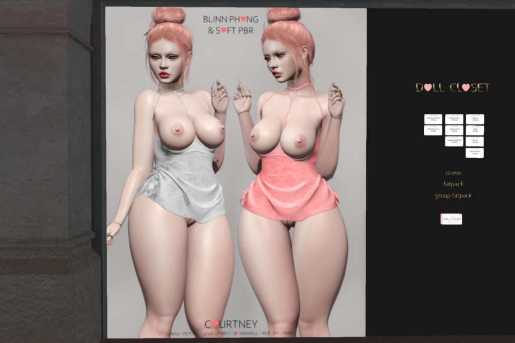 Courtney Dress - Legacy/MaitreyaX/Nhumana/Reborn/+mods, L$699 each/L$1999 FP