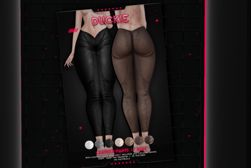 Leather Pants - BOM, L$359