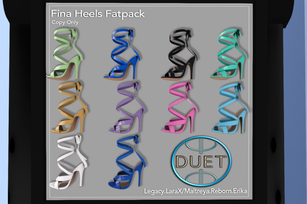 Fina Heels - Erika/Legacy/Maitreya/Reborn/+mods, L$549