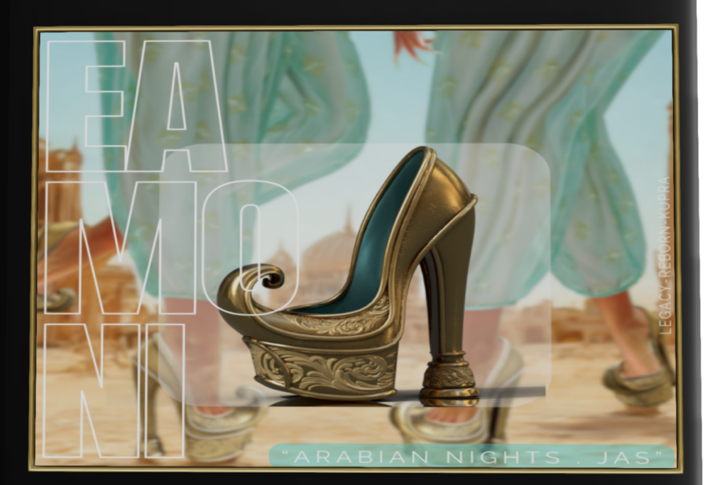 Arabian Nights Jas Shoes - Inithium/Legacy/Reborn, L$299