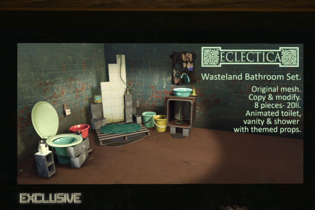 Wasteland Bathroom Set, L$395