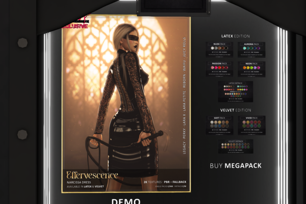 Narcissa Dress - Legacy/MaitreyaX/Reborn/+mods, L$549-L$699 each/L$1249-L$1749 each FP/L$2249 MP