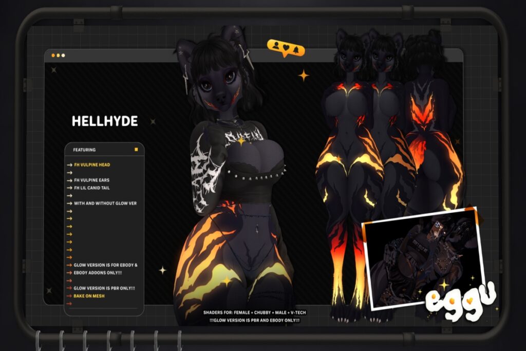 Hellhyde Mod Kit - FH Vulpine, L$499