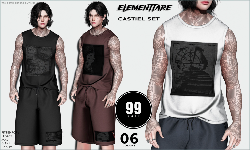 Castiel Set - CZ Slim/Gianni/Jake/Legacy	&lt;a href=&quot;http://maps.secondlife.com/secondlife/Heartbreak/116/99/100&quot; target=&quot;_blank&quot;&gt;Teleport&lt;/a&gt;
