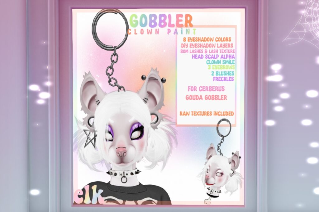 Gobbler Clown Paint Cosmetics - Cerberus Gouda Gobbler, L$399 FP