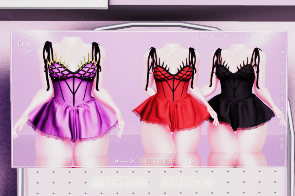 Scarlet Dress - Legacy/Reborn/+mods, L$299 each/L$1199 FP