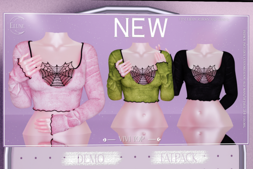 Vivi Top - Legacy/Reborn, L$50 each/L$750 FP