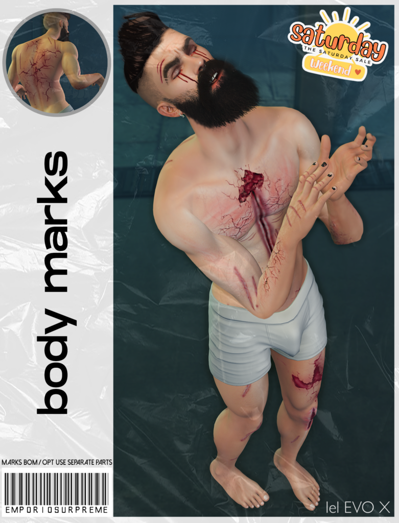 Body Marks - BOM/EvoX	&lt;a href=&quot;https://maps.secondlife.com/secondlife/Ember%20Island/115/27/3908&quot; target=&quot;_blank&quot;&gt;Teleport&lt;/a&gt;