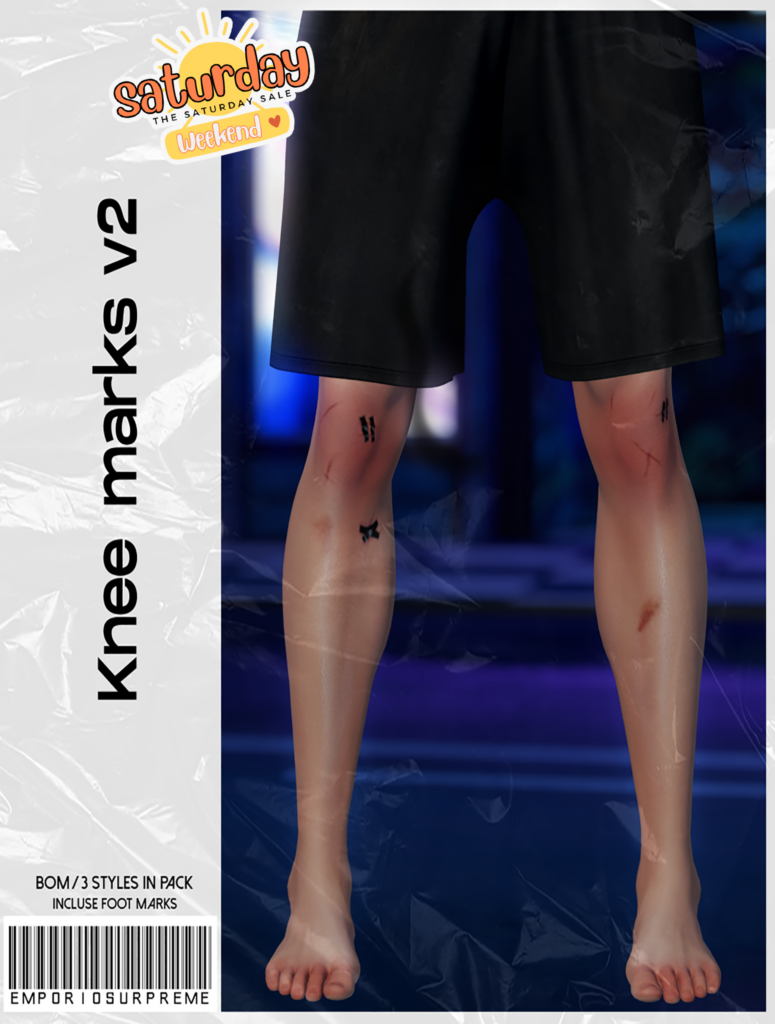 Knee Marks v2 Tattoo - BOM	&lt;a href=&quot;http://maps.secondlife.com/secondlife/Ember%20Island/115/27/3908&quot; target=&quot;_blank&quot;&gt;Teleport&lt;/a&gt;