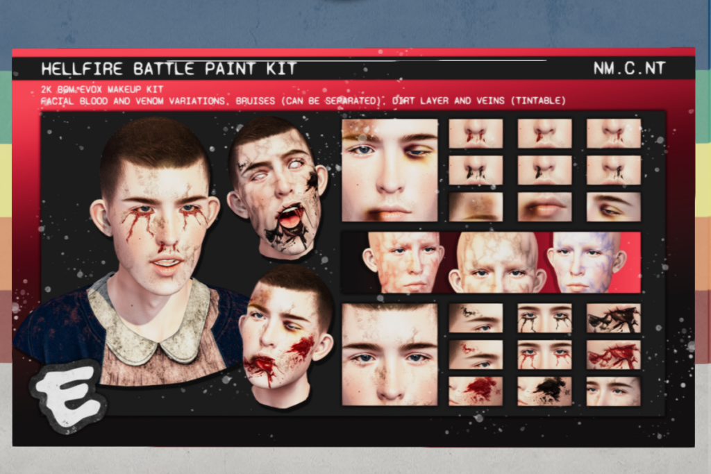 Hellfire Battle Paint Kit - EvoX, L$250