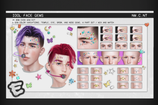 Idol Face Gems - Evo X, L$250