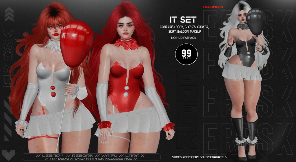 It Set - Legacy/MaitreyaX/Reborn/+mods	&lt;a href=&quot;http://maps.secondlife.com/secondlife/Rapturous%20Isle/77/182/22&quot; target=&quot;_blank&quot;&gt;Teleport&lt;/a&gt;