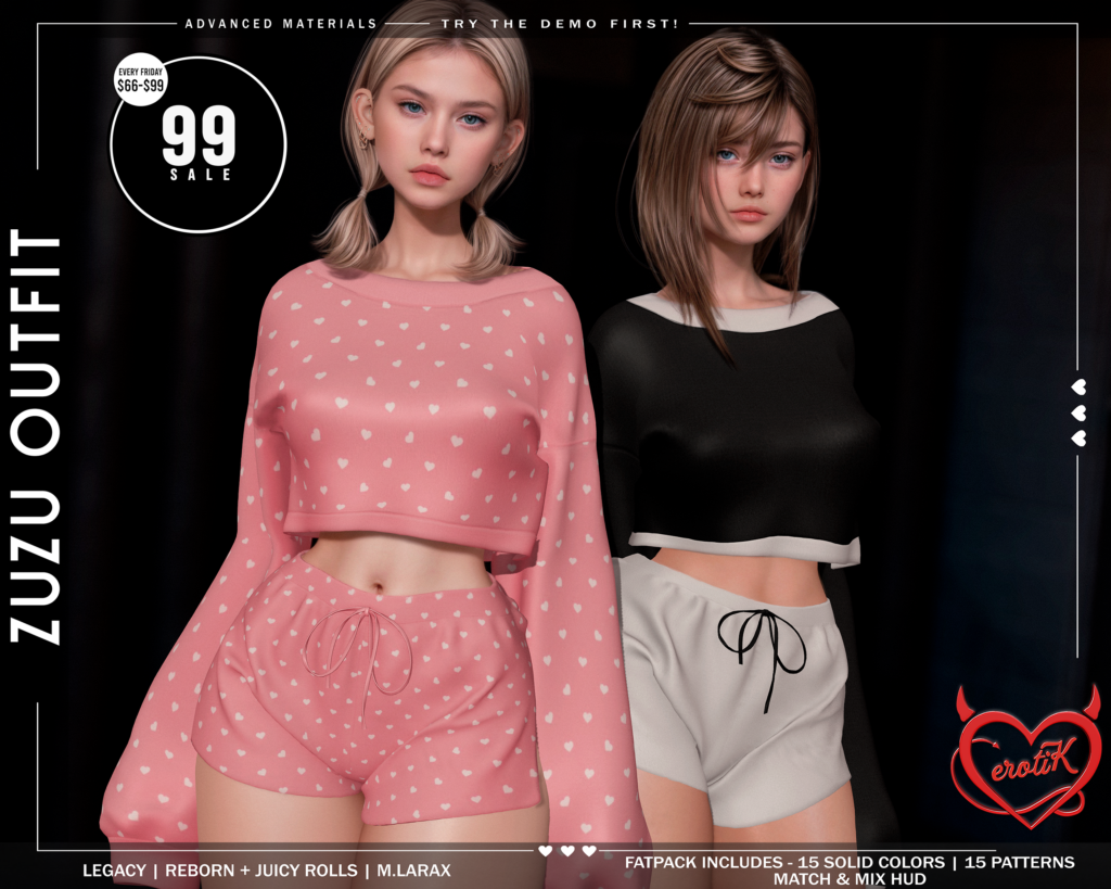 Zuzu Outfit - Legacy/MaitreyaX/Reborn/+mods	&lt;a href=&quot;http://maps.secondlife.com/secondlife/WIP/110/141/1501&quot; target=&quot;_blank&quot;&gt;Teleport&lt;/a&gt;