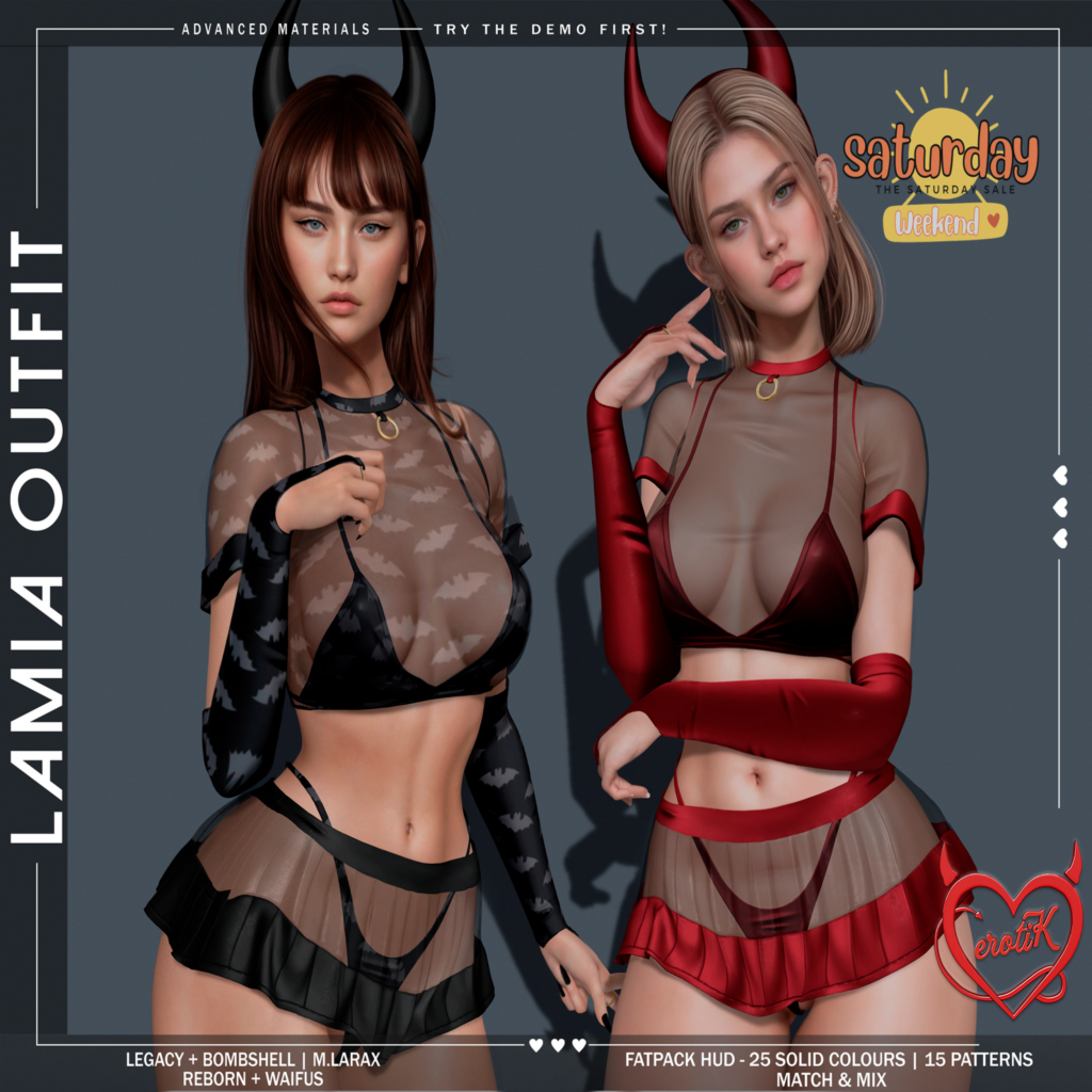 Lamia Outfit - Legacy/MaitreyaX/Reborn/+mods	&lt;a href=&quot;http://maps.secondlife.com/secondlife/WIP/110/141/1501&quot; target=&quot;_blank&quot;&gt;Teleport&lt;/a&gt;