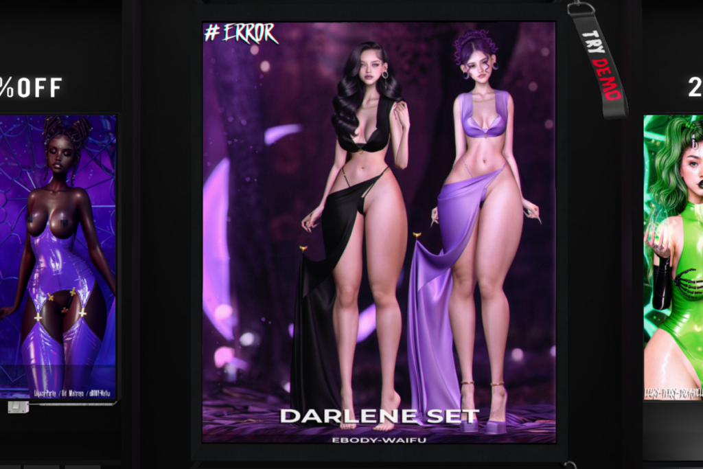 Darlene Set - Reborn/+mods, L$249 each/L$1299 FP