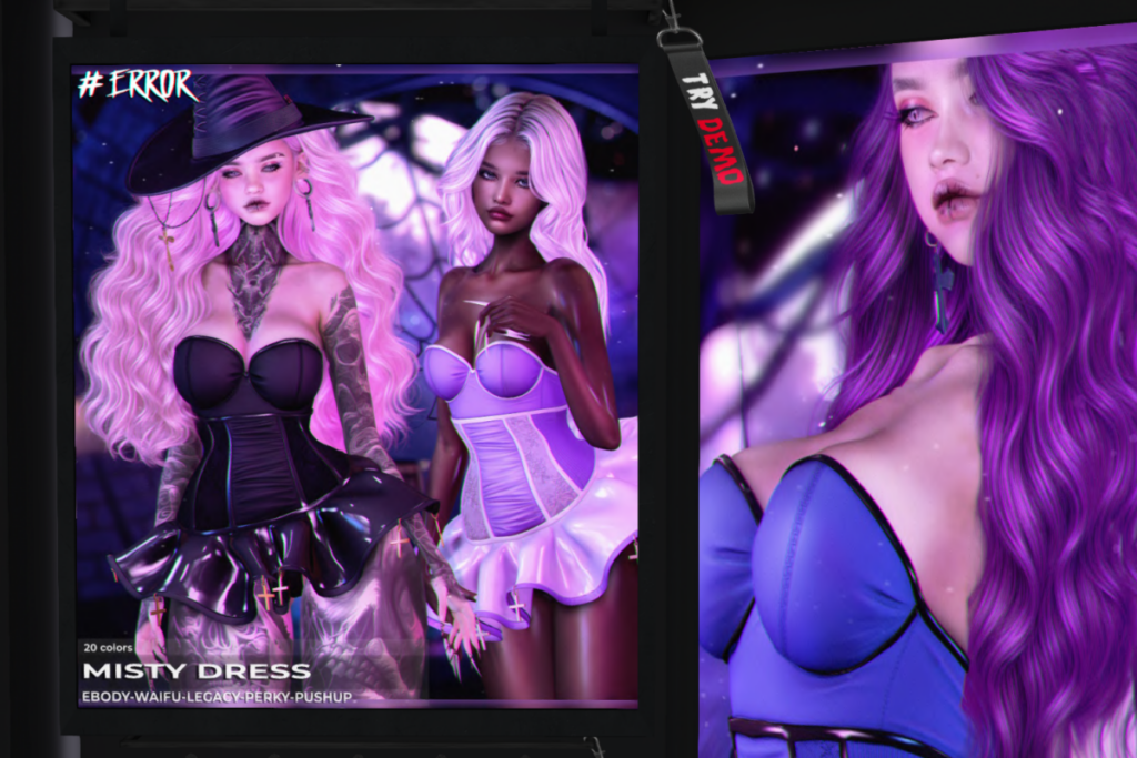 Misty Dress - Legacy/MaitreyaX/Reborn/+mods, L$199 each/L$999 FP