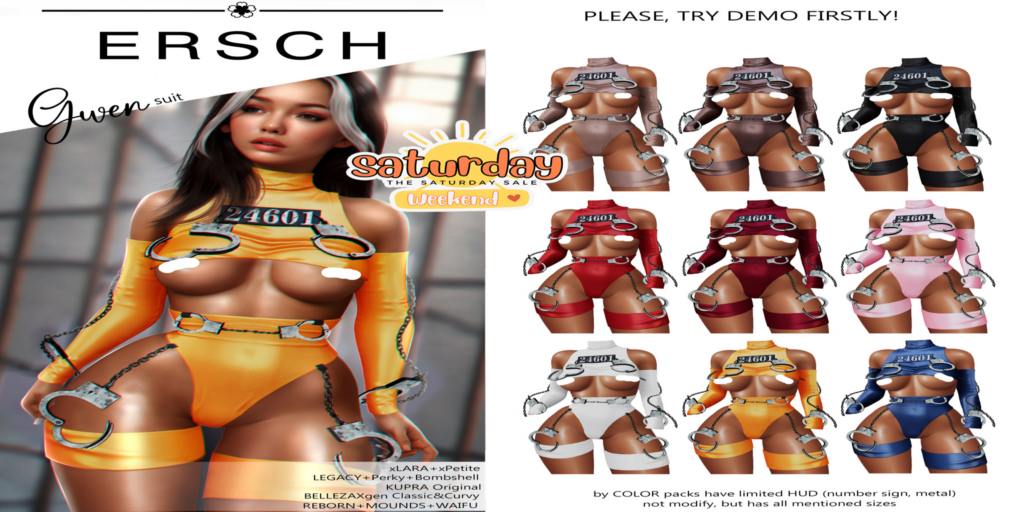Gwen Suit - GenX/Inithium/Legacy/MaitreyaX/Reborn/+mods	&lt;a href=&quot;http://maps.secondlife.com/secondlife/Lyrics/29/72/33&quot; target=&quot;_blank&quot;&gt;Teleport&lt;/a&gt;
