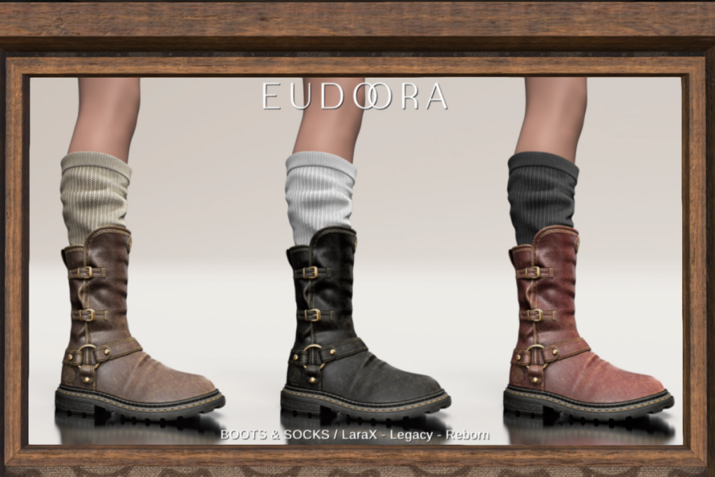 Dana Boots &amp; Socks - Legacy/MaitreyaX/Reborn, L$499 each/L$1299 FP