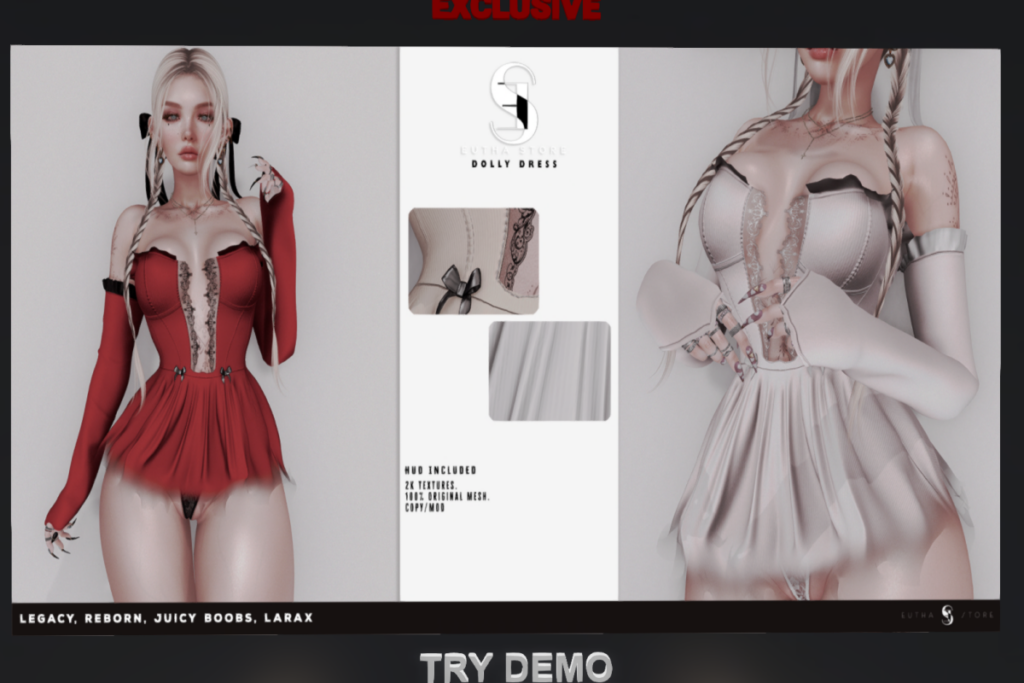 Dolly Dress - Legacy/MaitreyaX/Reborn/+mods, L$699
