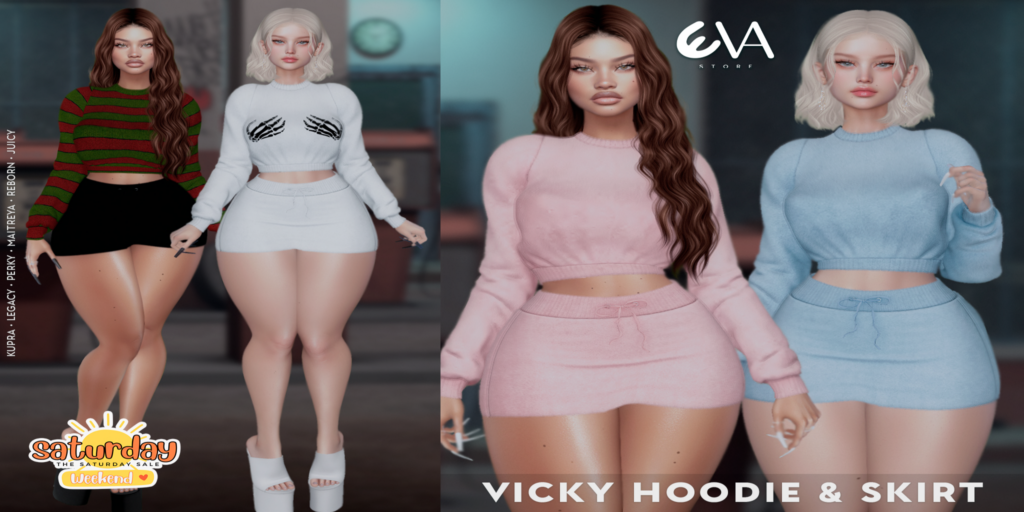 Vicky Hoodie &amp; Skirt - Inithium/Legacy/Maitreya/Reborn/+mods	&lt;a href=&quot;http://maps.secondlife.com/secondlife/ELEVEN/182/185/32&quot; target=&quot;_blank&quot;&gt;Teleport&lt;/a&gt;