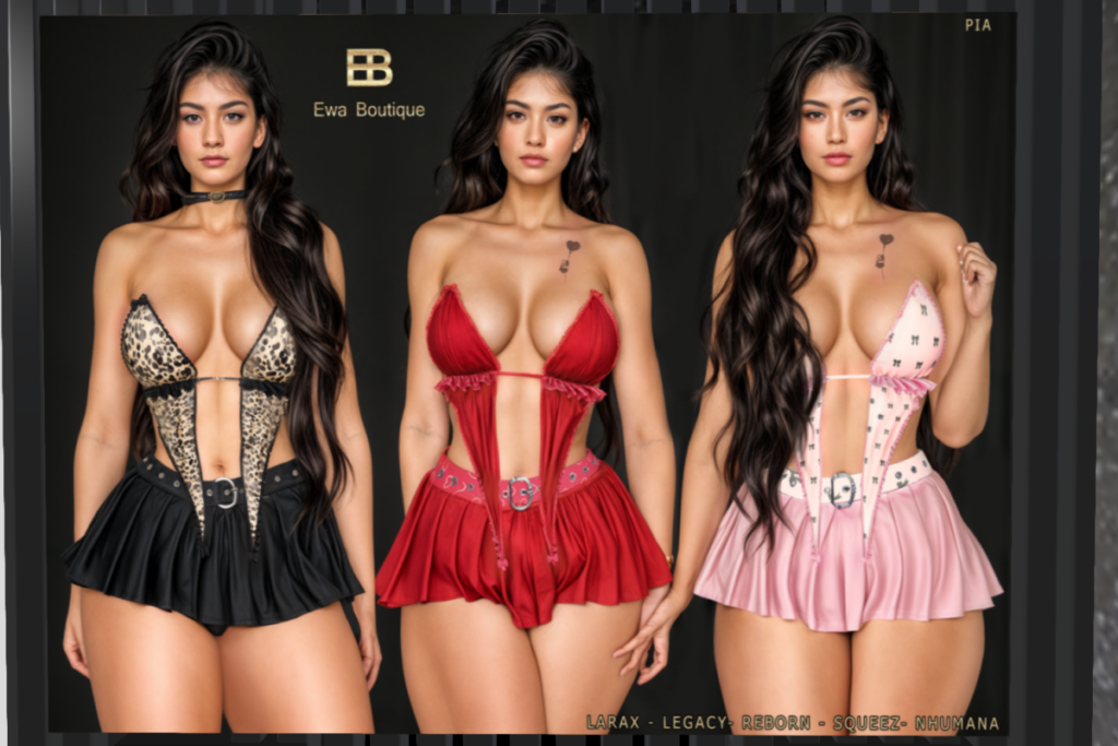 Pia Outfit - Legacy/MaitreyaX/Nhumana/Reborn/+mods, L$249 each/L$549 FP