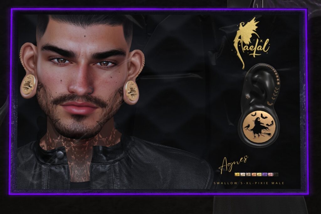 Agnes Earrings - Swallow Gauged S+XL+Pixie M, L$199 FP