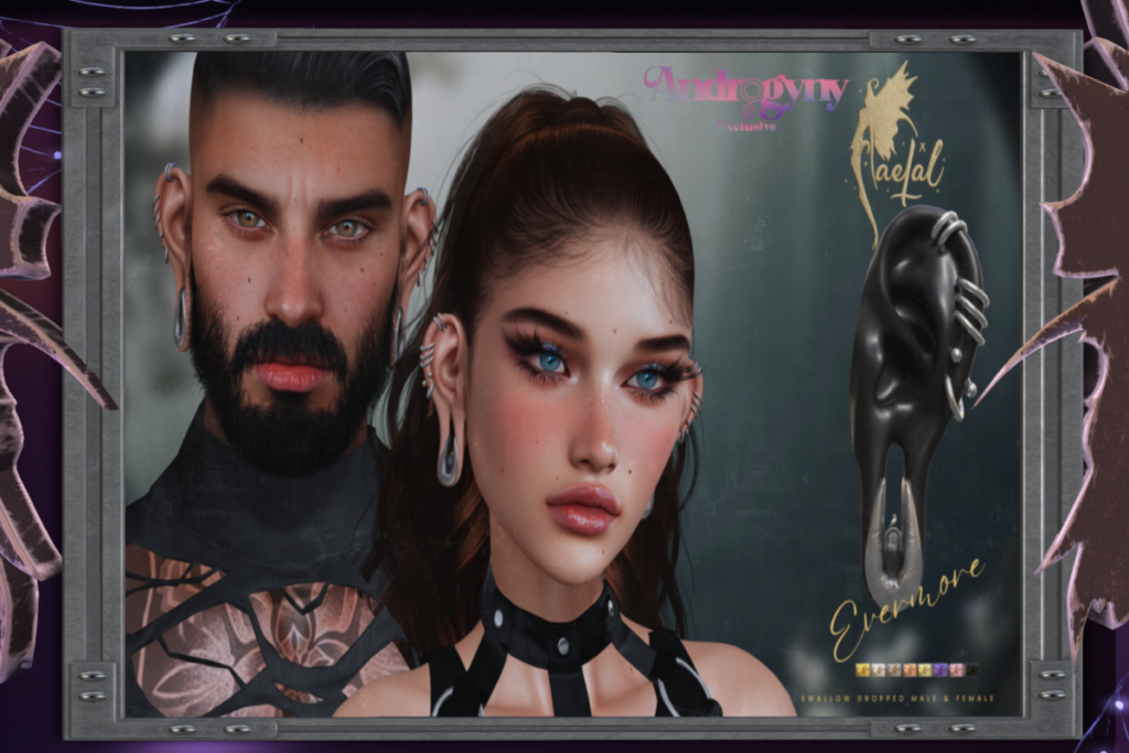 Evermore Earrings - Swallow Gauged, L$199