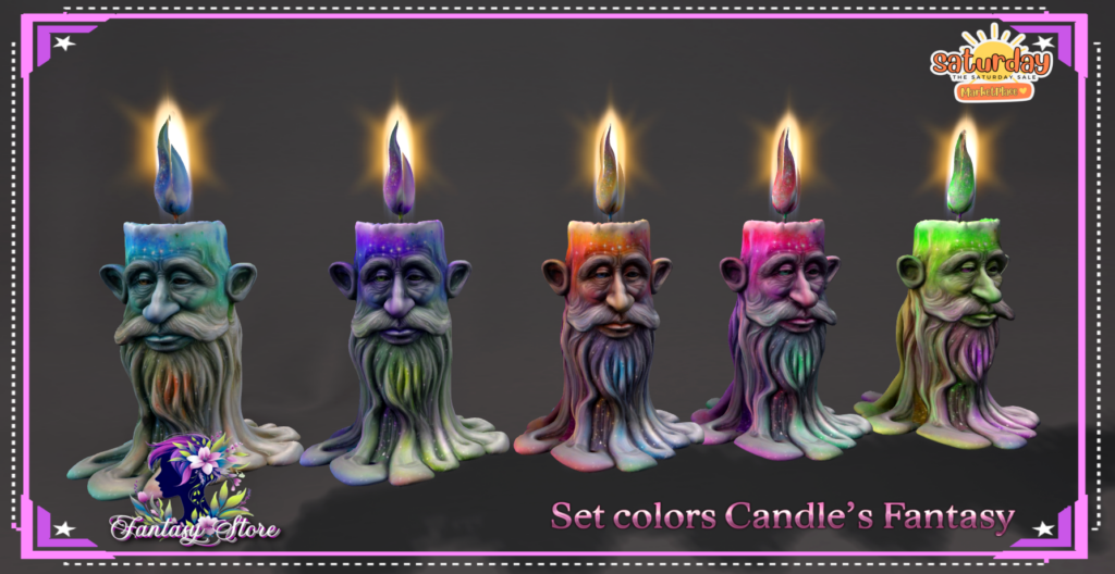 Fantasy Candles	&lt;a href=&quot;https://tinyurl.com/djd63zkd&quot; target=&quot;_blank&quot;&gt;Marketplace Link&lt;/a&gt;