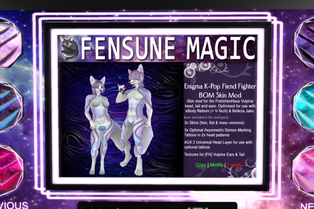 Juni K-Pop Fiend Fighter Skin Mod - BOM, L$413