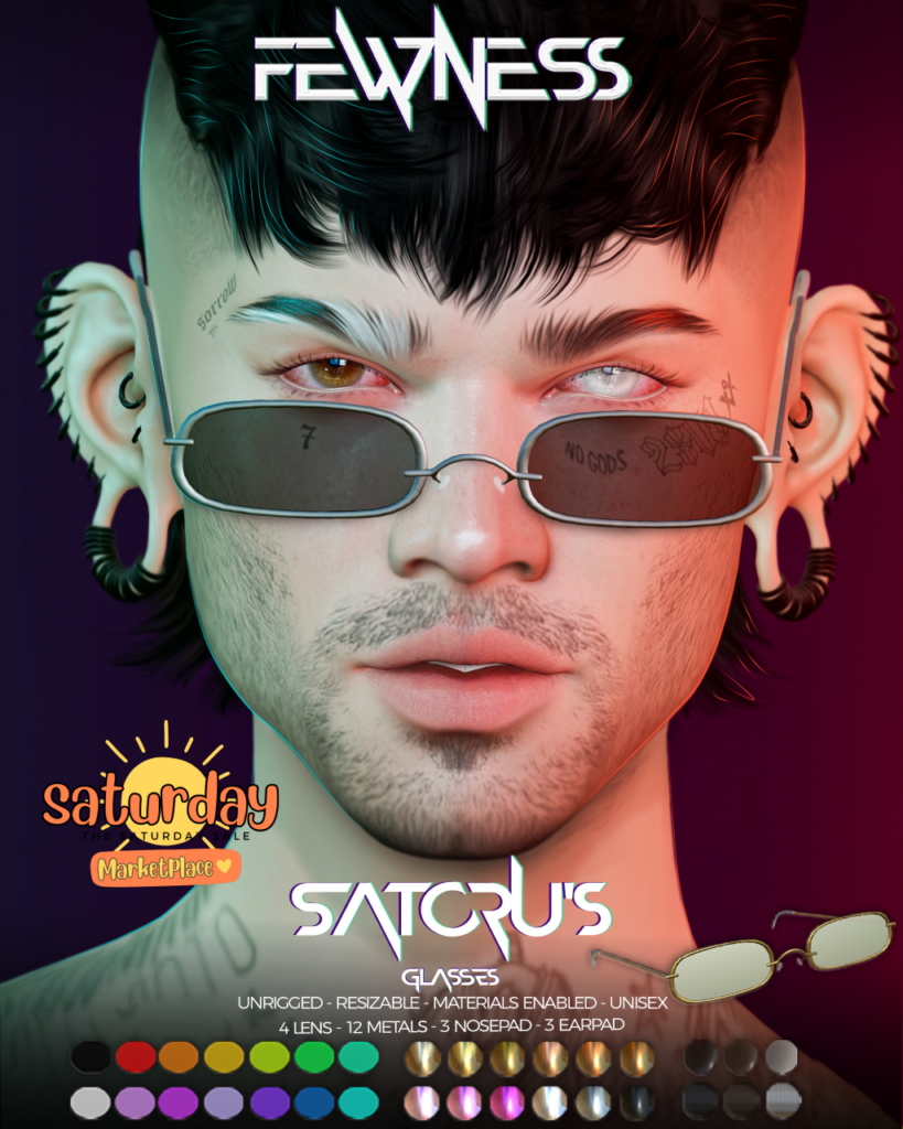 Satorus Glasses	&lt;a href=&quot;https://tinyurl.com/3sx9emxu&quot; target=&quot;_blank&quot;&gt;Marketplace Link&lt;/a&gt;