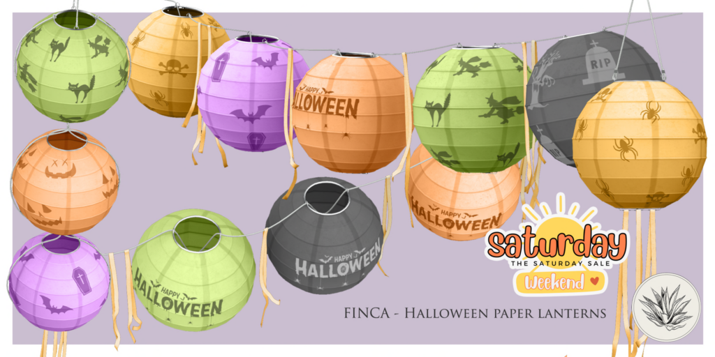 Halloween Paper Lanterns	&lt;a href=&quot;http://maps.secondlife.com/secondlife/FINCA/77/184/28 &quot; target=&quot;_blank&quot;&gt;Teleport&lt;/a&gt;
