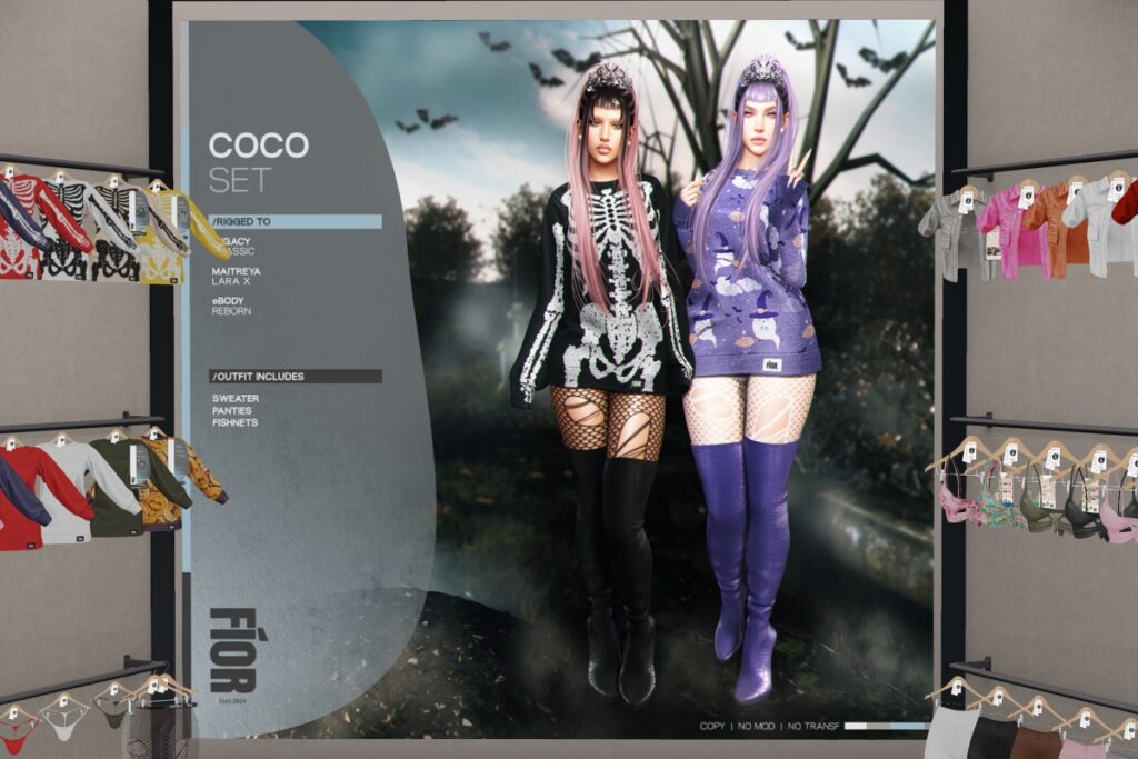 Coco Set - Legacy/MaitreyaX/Reborn, L$269-L$279 each/L$379-L$1799 each FP/L$2800 MP