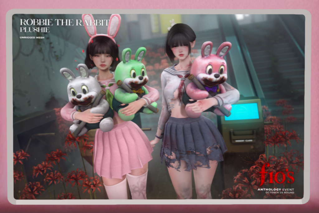 Robbie the Rabbit Plushie Holdable, L$490