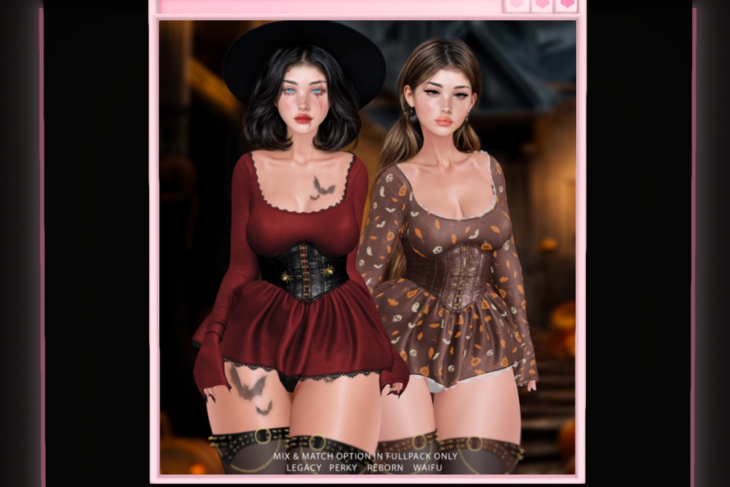 Marceline Dress - Legacy/Reborn/+mods, L$50 each/L$500 FP