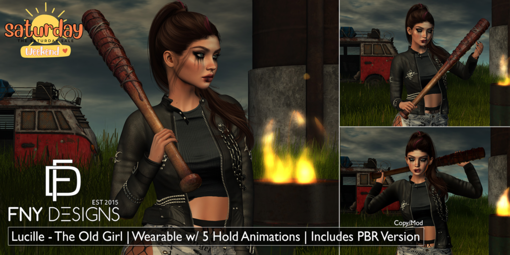 Lucille Animated Holdable	&lt;a href=&quot;http://maps.secondlife.com/secondlife/Fallen%20New%20York/128/106/2236&quot; target=&quot;_blank&quot;&gt;Teleport&lt;/a&gt;