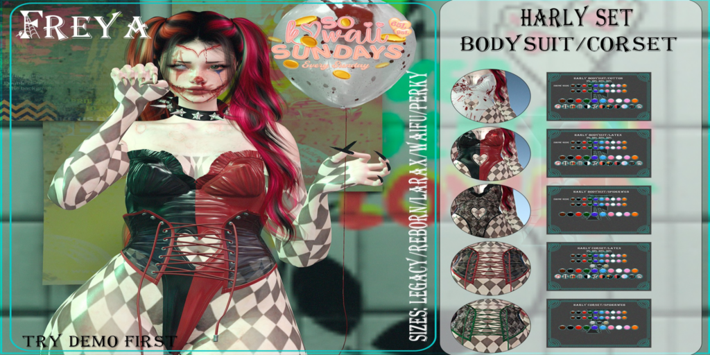 Harly Set - Legacy/MaitreyaX/Reborn/+mods	&lt;a href=&quot;https://maps.secondlife.com/secondlife/Daisy/13/29/1168&quot; target=&quot;_blank&quot;&gt;Teleport&lt;/a&gt;
