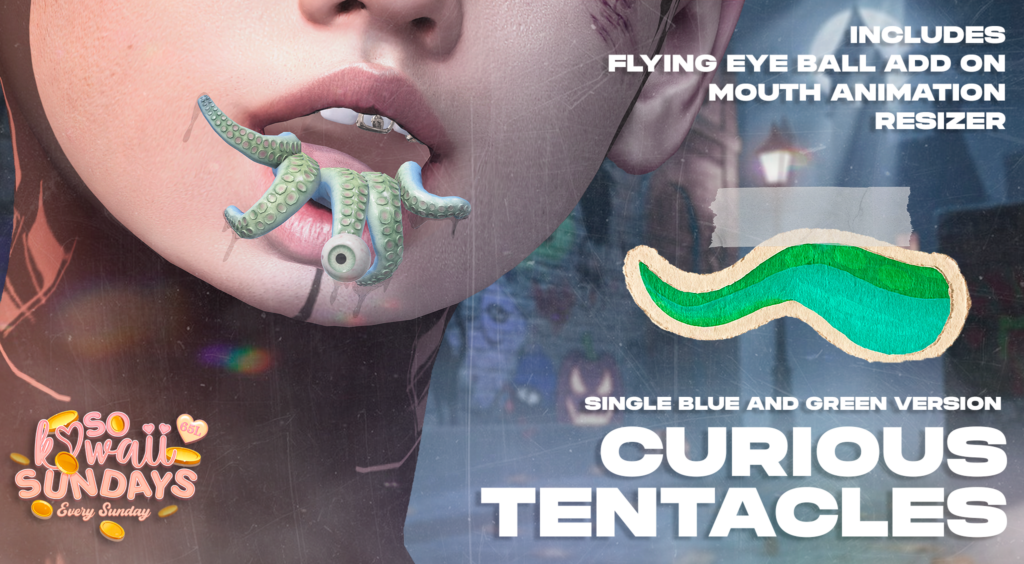 Curious Tentacles Blue &amp; Green Accessory	&lt;a href=&quot;https://maps.secondlife.com/secondlife/Fang/92/95/2751&quot; target=&quot;_blank&quot;&gt;Teleport&lt;/a&gt;