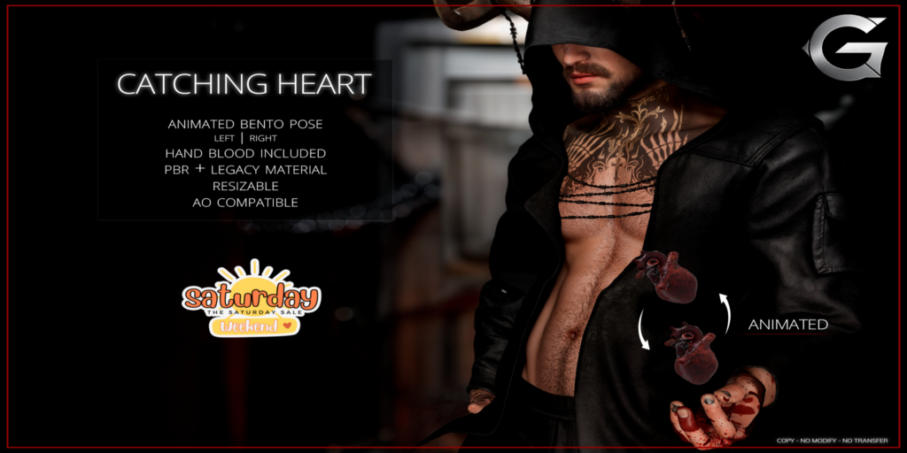 Catching Heart Holdable 	&lt;a href=&quot;http://maps.secondlife.com/secondlife/Spruce%20Peak/211/193/24&quot; target=&quot;_blank&quot;&gt;Teleport&lt;/a&gt;