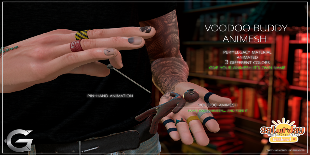 Voodoo Buddy Holdable	&lt;a href=&quot;http://maps.secondlife.com/secondlife/Spruce%20Peak/212/209/24&quot; target=&quot;_blank&quot;&gt;Teleport&lt;/a&gt;